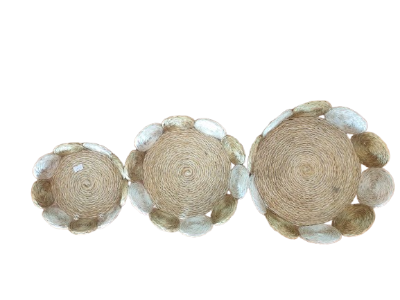Abaca Tray Set